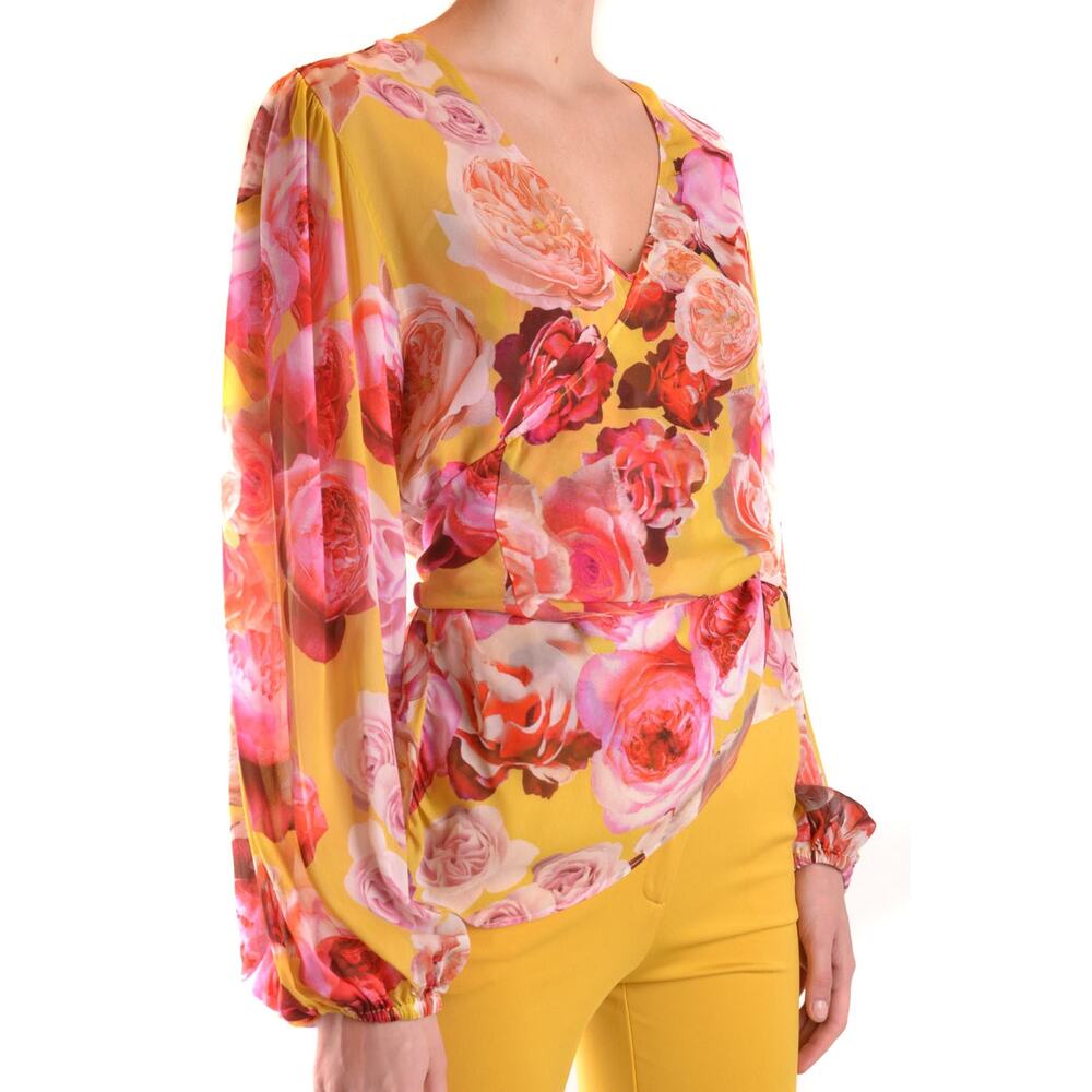 NWT! PINKO Women's Rose Print Blouse Tops SIZE-MEDIUM‎